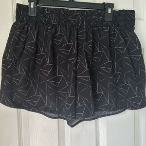 Xersion Black Athletic Shorts with Dynamic Design